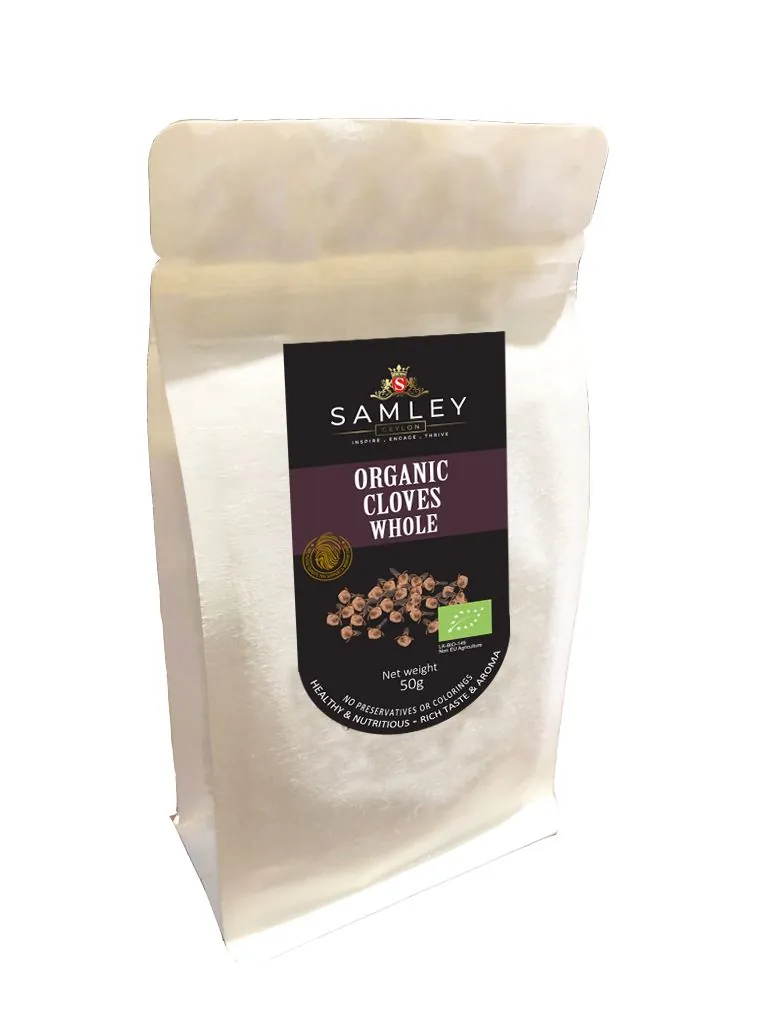 Organic Clove Powder 50g in a Kraft Pouch