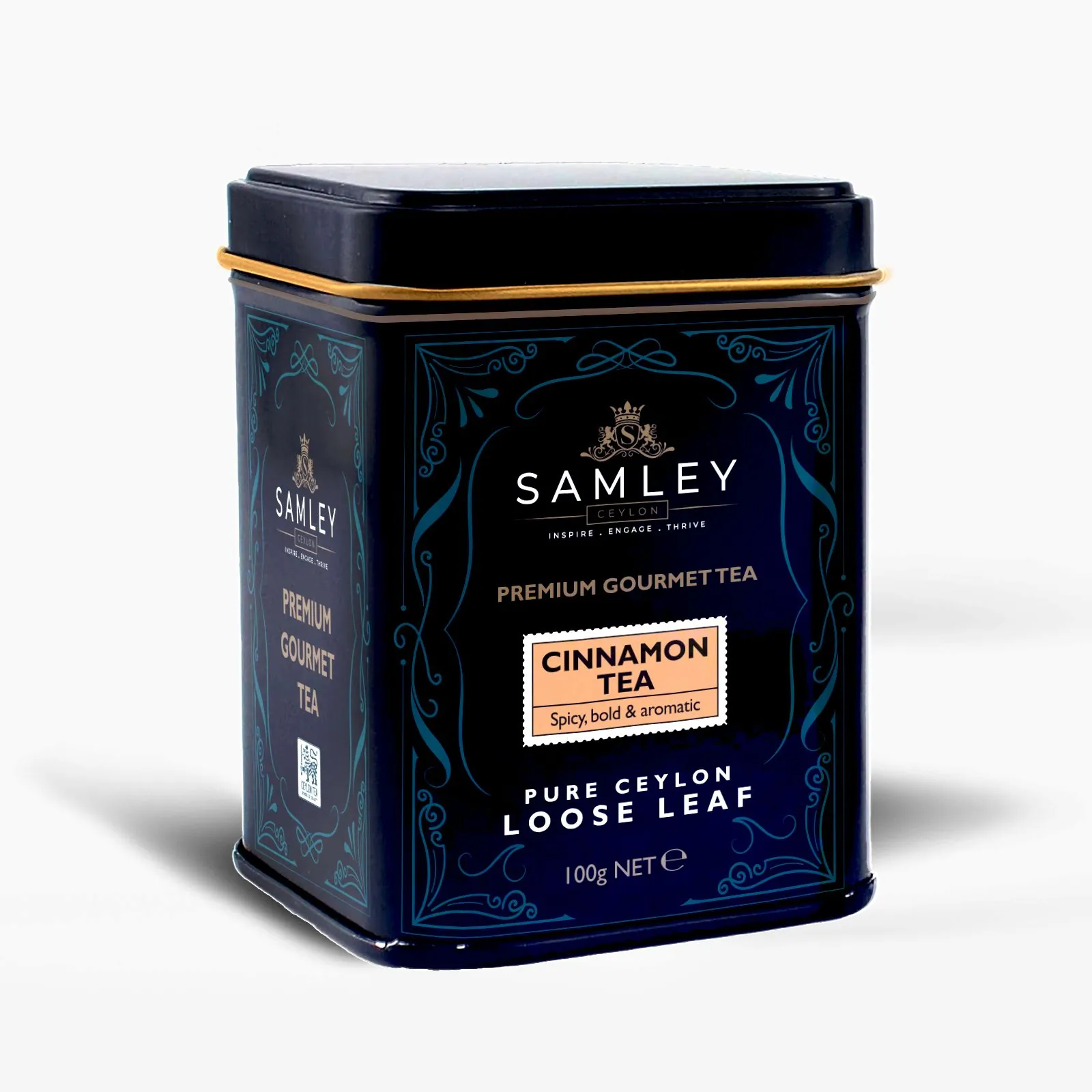 Cinnamon Tea (Grade BOP) 100g in a caddy