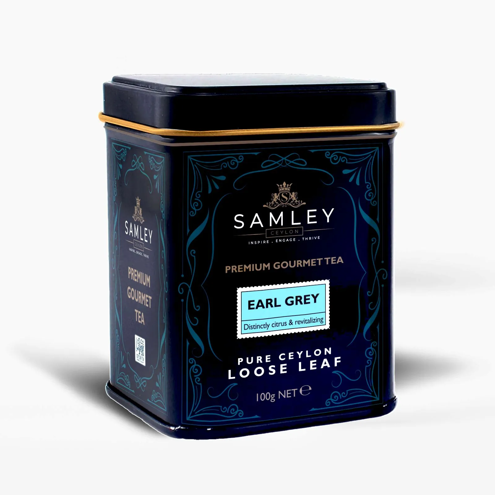 Earl Grey Tea (Grade BOP) 100g in a caddy