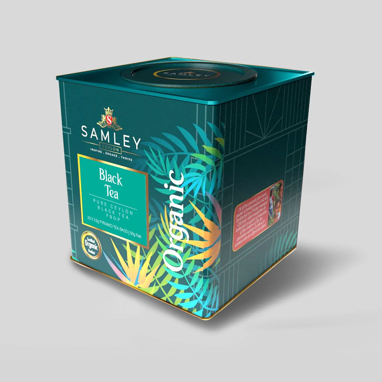Organic Black Tea 50g (20 Pyramid Tea Bags)