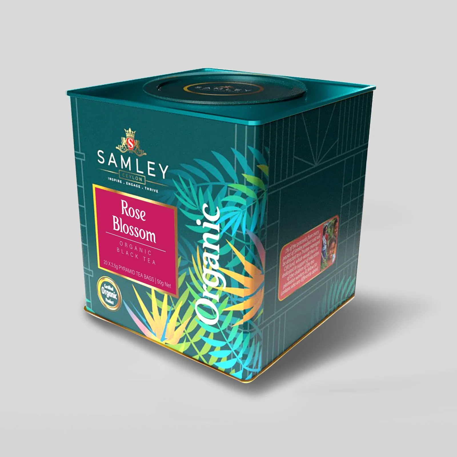 Rose Blossom 50g (20 Pyramid Tea Bags)