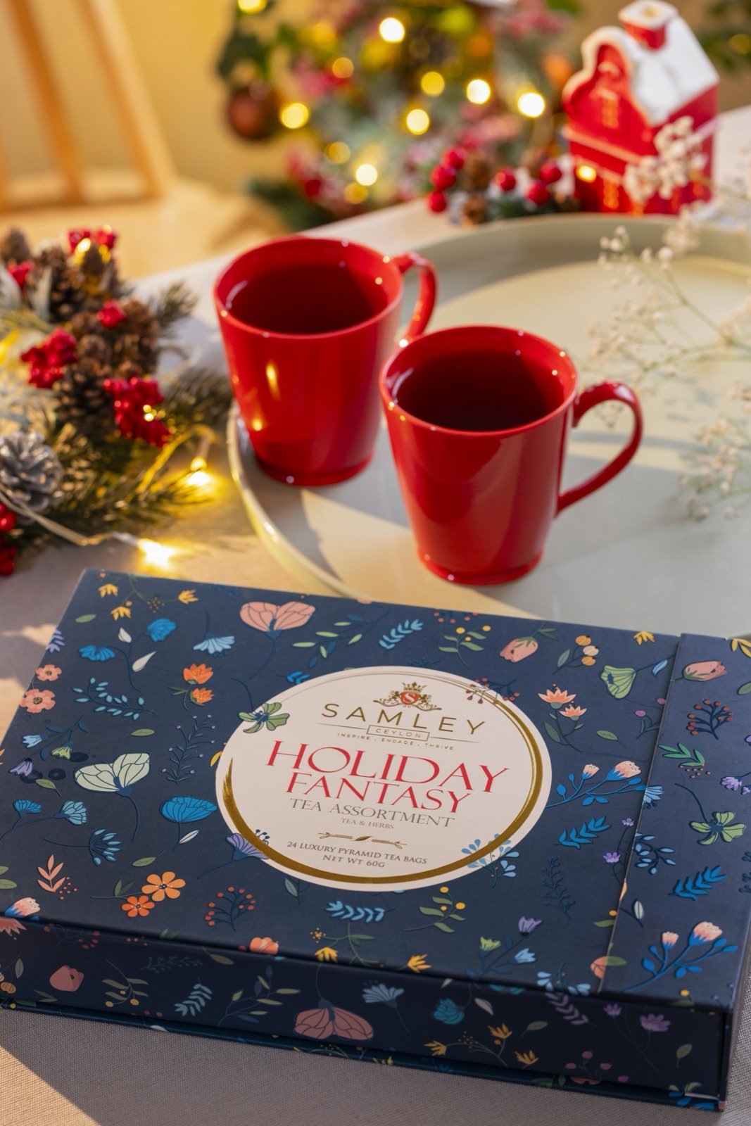 Holiday Fantasy tea assortment gift box