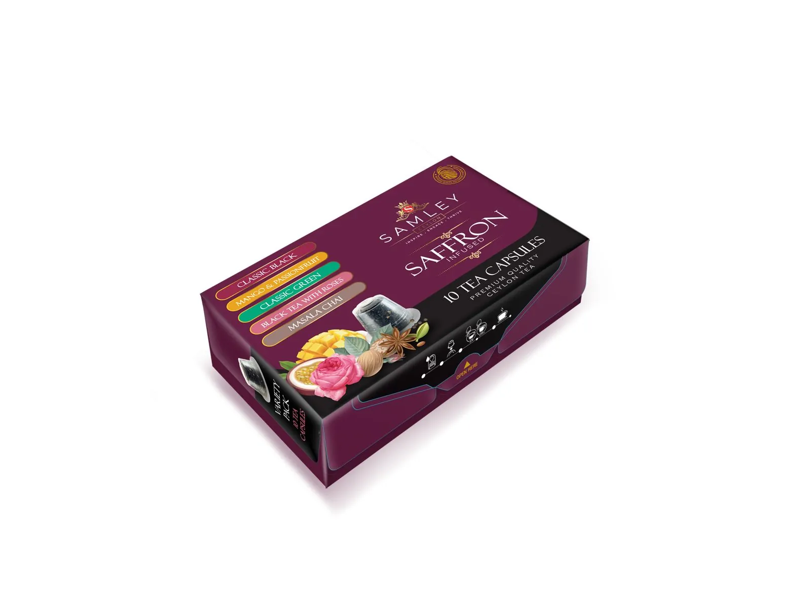 Nespresso-compatible Ceylon tea capsules by Samley Teas